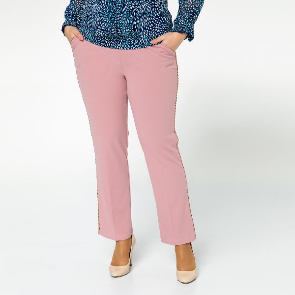 Trousers, women's, lingonberry